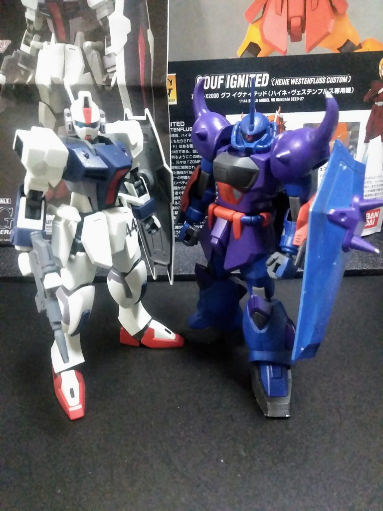 HG グフ イグナイテッド & HGCE ダガー L