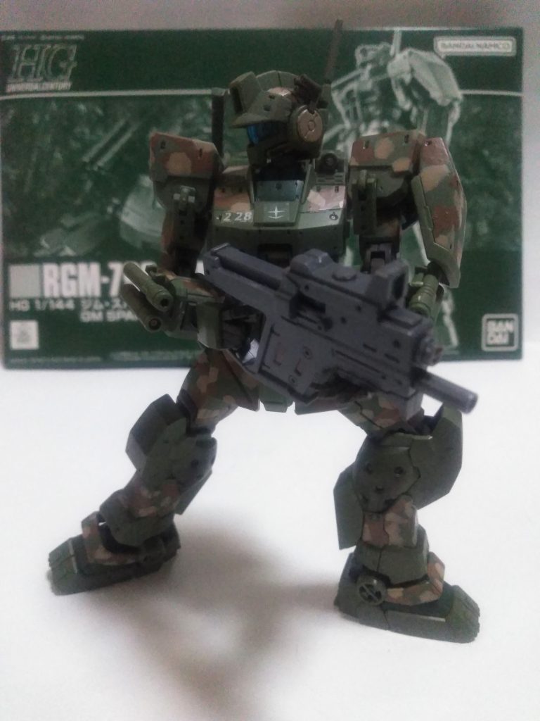 それにしてもこの子。名前に恥じぬカッコ良さ!😆 適度な太さ、ちょっと多めの武装類、『ガンダムより強くね?』と為りました😍ブキヤ M.S.G.より『サブ マシンガン』