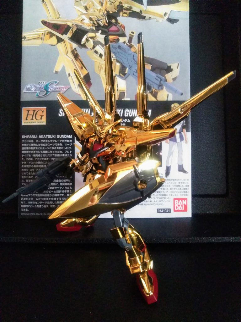 本名は『暁』なのどけど商品名は『不知火 暁 ガンダム』(カタカナ表記) 漢字にすると何だかチグハグな名称です😂