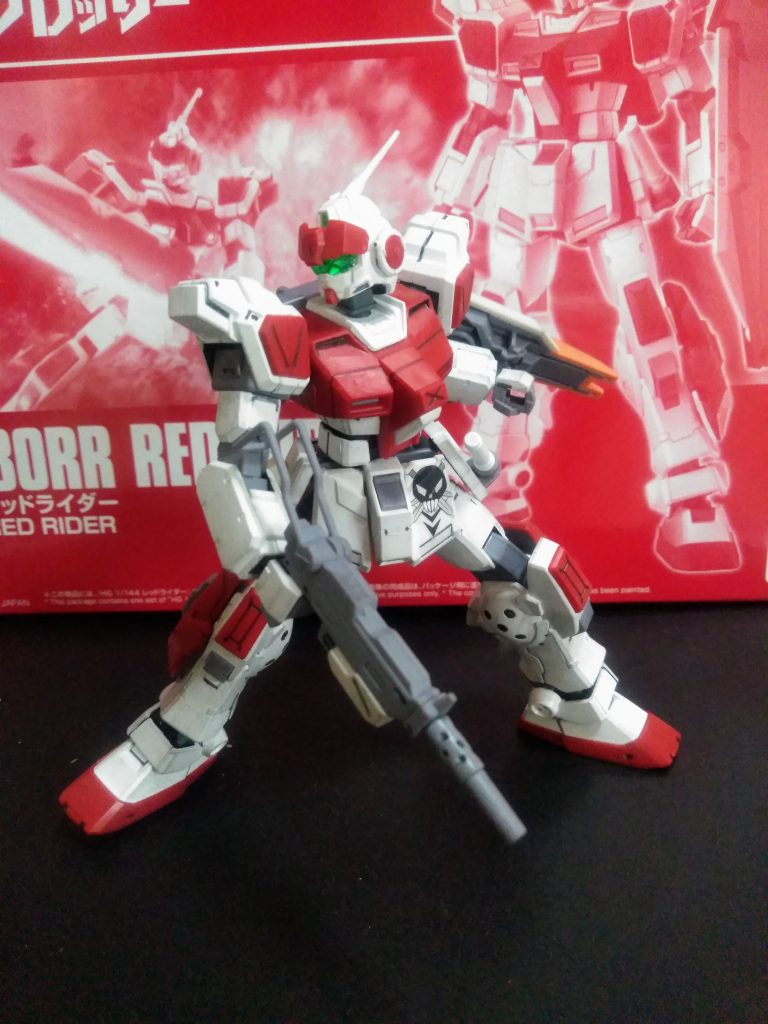 ガンダム アグレッサーから『レッドライダー』を組み立ててみました😤        勝手な了見ですが意外とご存知ない方が多いのでは、と推測します🤔 (ただの思い過ごしかな?)