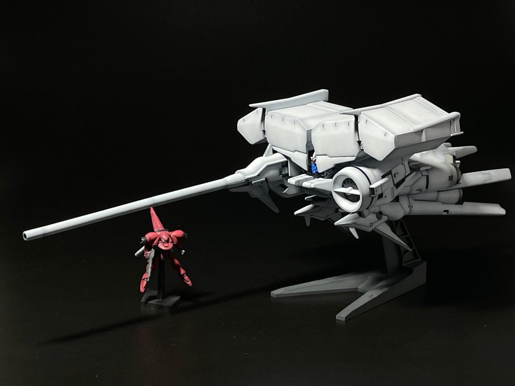 シーマ様と一緒に。 1/550でも充分なボリューム感です。
