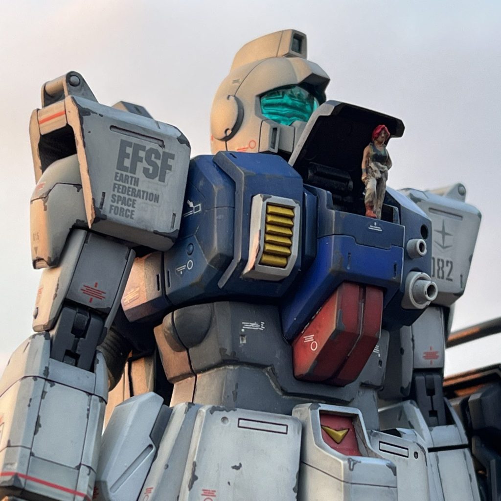 MGガンプラ完成品 RX-79G 陸戦型ガンダム オリジナル全塗装 微改造 