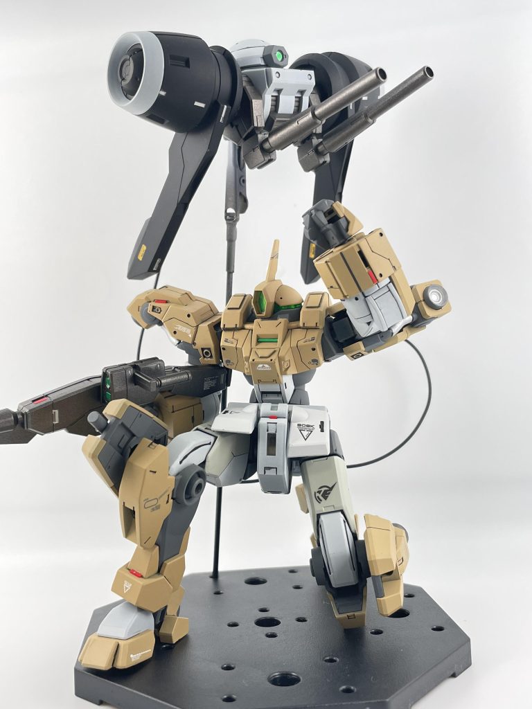 バオリパック、胸部、ライフルセンサーは30mmの3Dカスタマイズシールを貼っています。これめっちゃいいですね