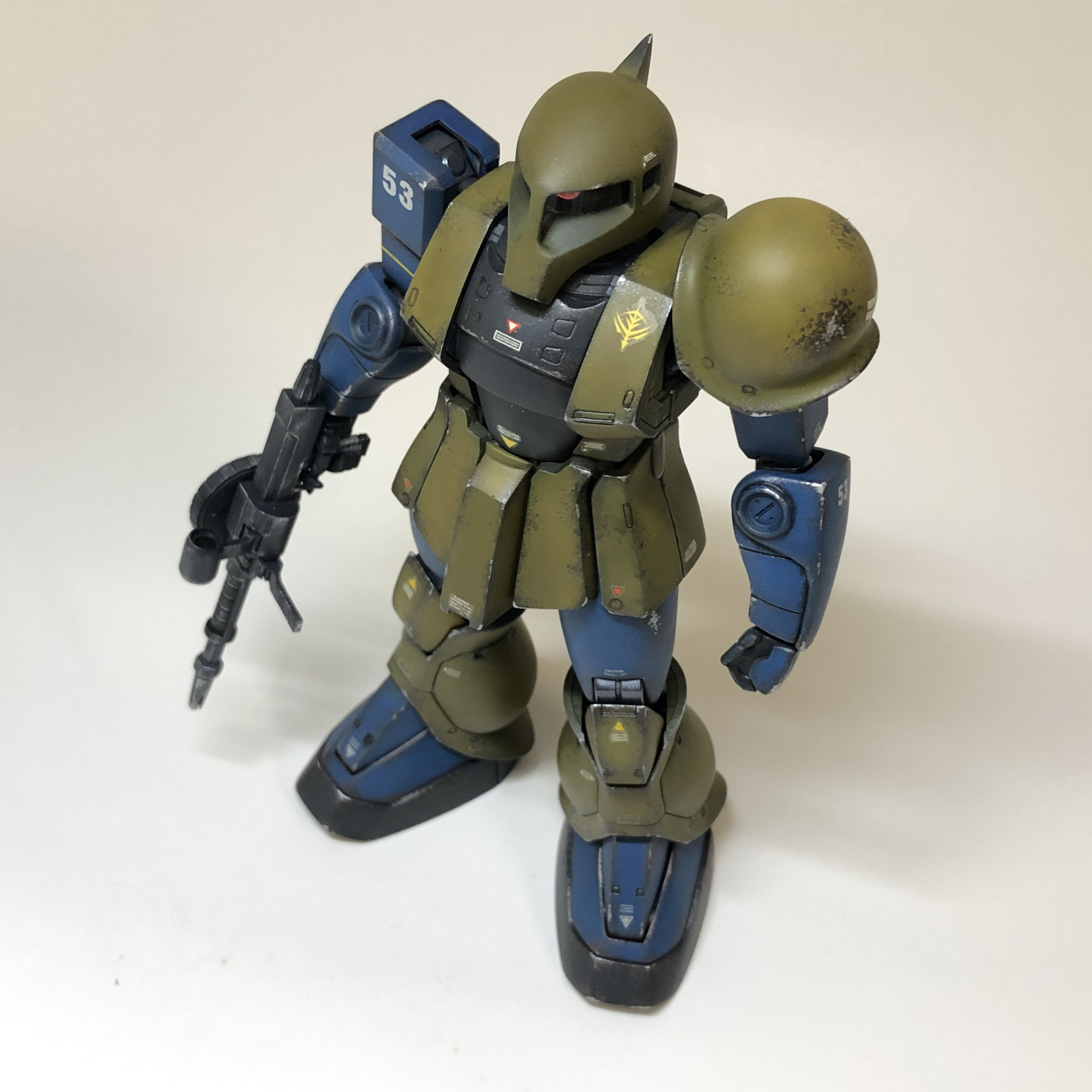 ＭＧ1/100 旧ザク ZAKU-1 改修全塗装完成品 - プラモデル