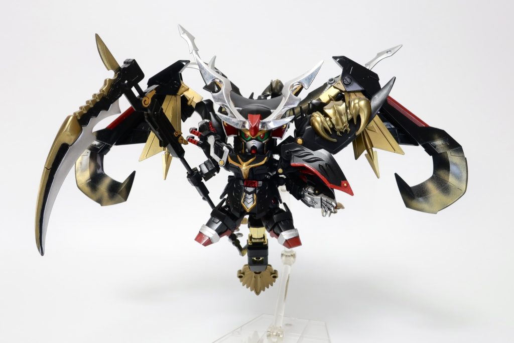 合体することで、魔刃頑駄無・天(アマツ)になります。これで刀覇大将軍とも互角に戦えるぞ！