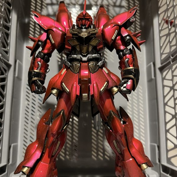 HGUCシナンジュ　キャンディ塗装