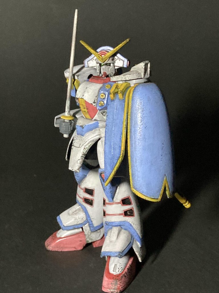 旧キット ガンダムローズ–8枚目/制作者:@jiyu_nitsukuruきあい模型