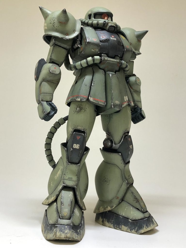 【単品価格】バンダイ　MG　1/100　MS-06J　量産型ザク　Ver2.0　軽装タイプ　キット組立完成品 完成品