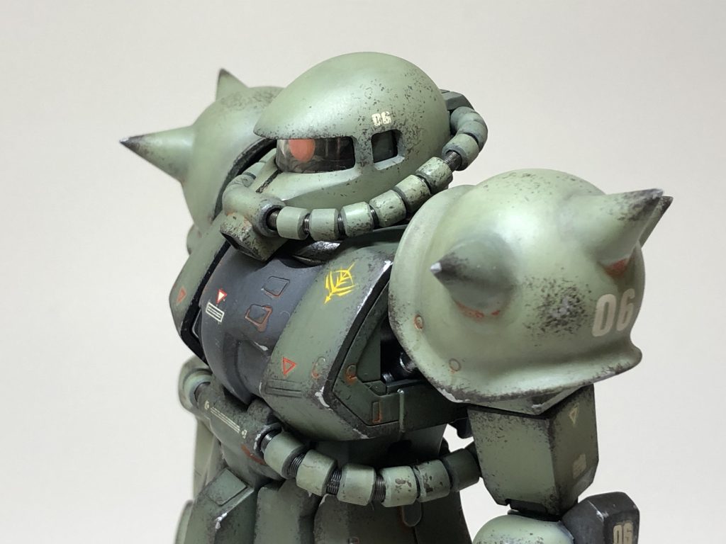 ザク頭としては、Ver.2.0よりも無改造のコッチのほうが好きです(〃ω〃)