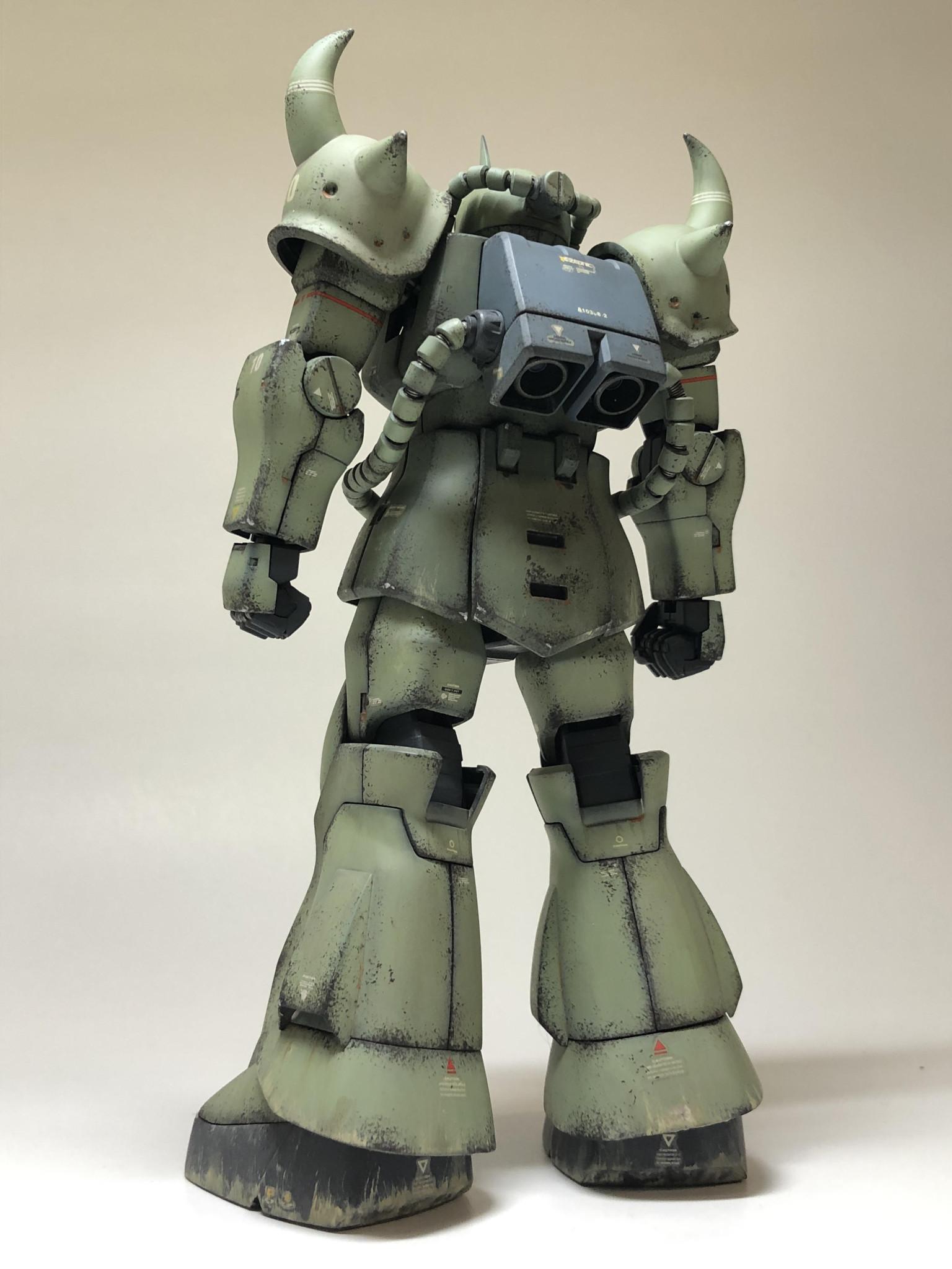 MG 1/100 MS-07グフVer1.0改 MS-07Aグフ｜tako-yamaさんのガンプラ作品