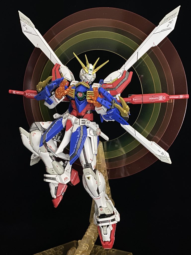 RGゴッドガンダム買ってよかった！メチャクチャかっこいい！