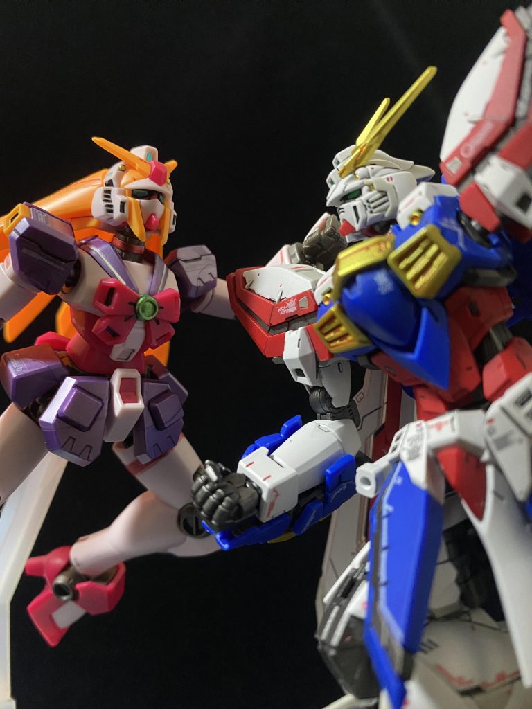 ゴッドガンダム vs ノーベルガンダムhttps://gumpla.jp/hg/1468430