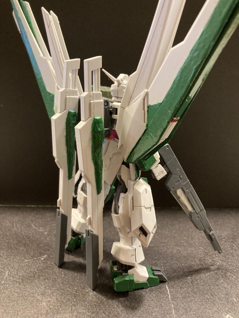 サバーニャの両手両足を使用することによって機動力を手に入れることができた。(しかしながらこのサバーニャの手足はGN粒子で動かないため、本来のサバーニャよりは機動性が落ちているようだ)