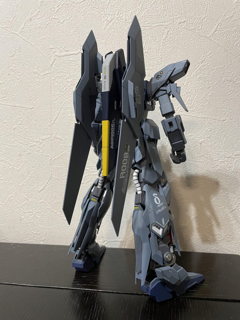 アクセントでスタビライザーのゼータでは赤かった部分を黄色にしてます～。☝️😅