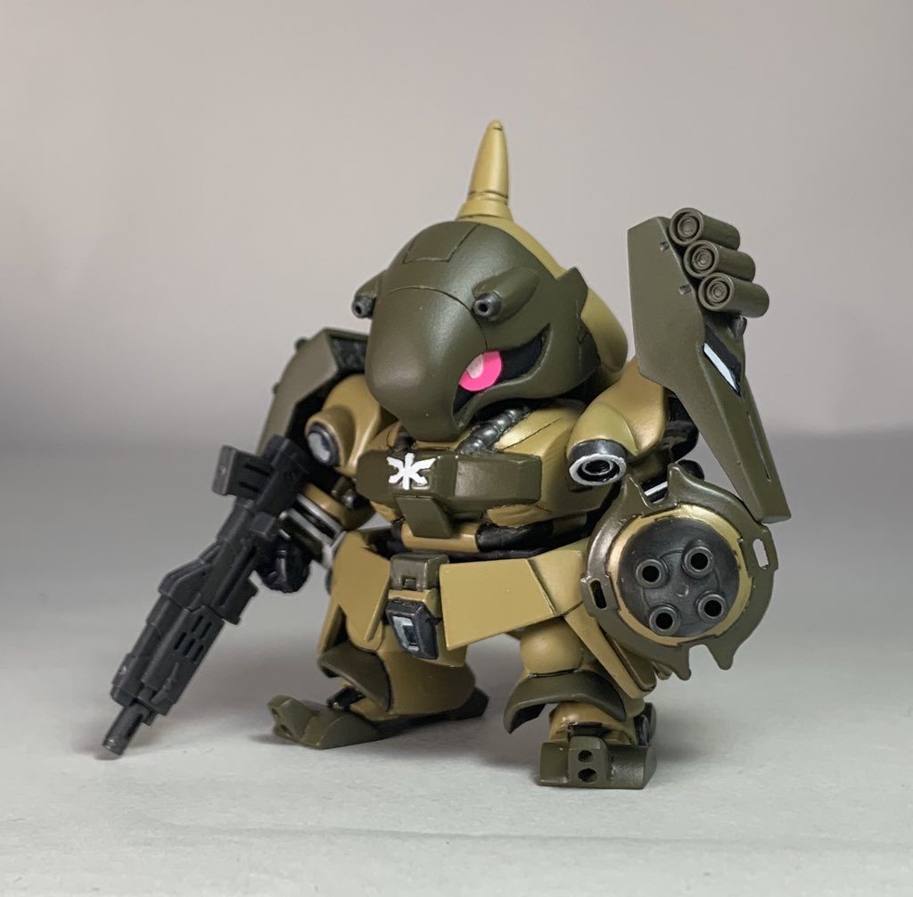 BB戦士ヤクトドーガを改造し袖付き仕様にしました