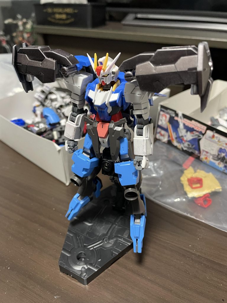 これはミキシング途中の仮状態です。ボディはこのあとストライクと入れ替えました