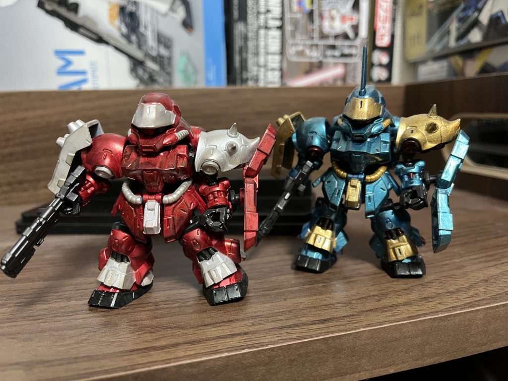 筆塗り全塗装とエアブラシ全塗装