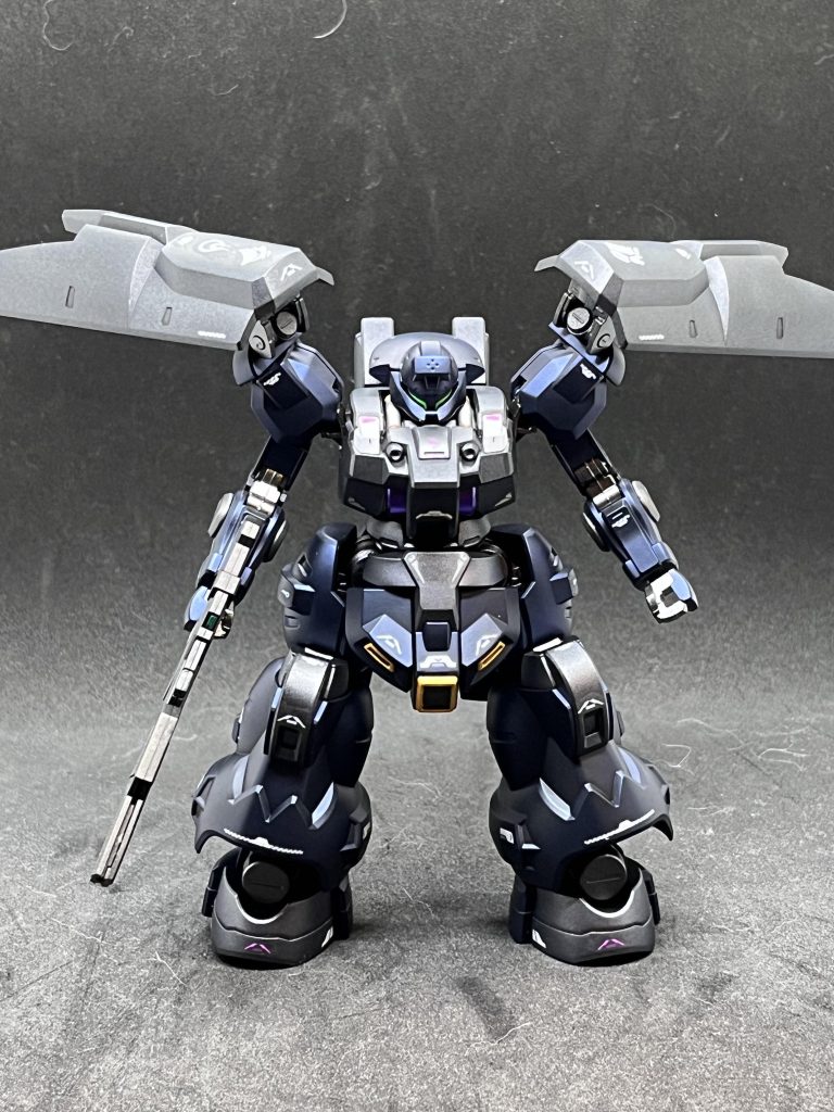 プリズムブルーブラックをつや消しで仕上げました