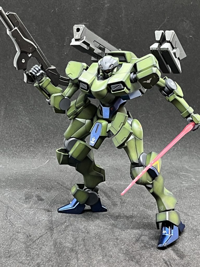 サーベル構えてパシャリ