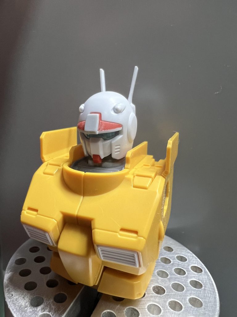 バイザーは真ん中と下を0.5で延長