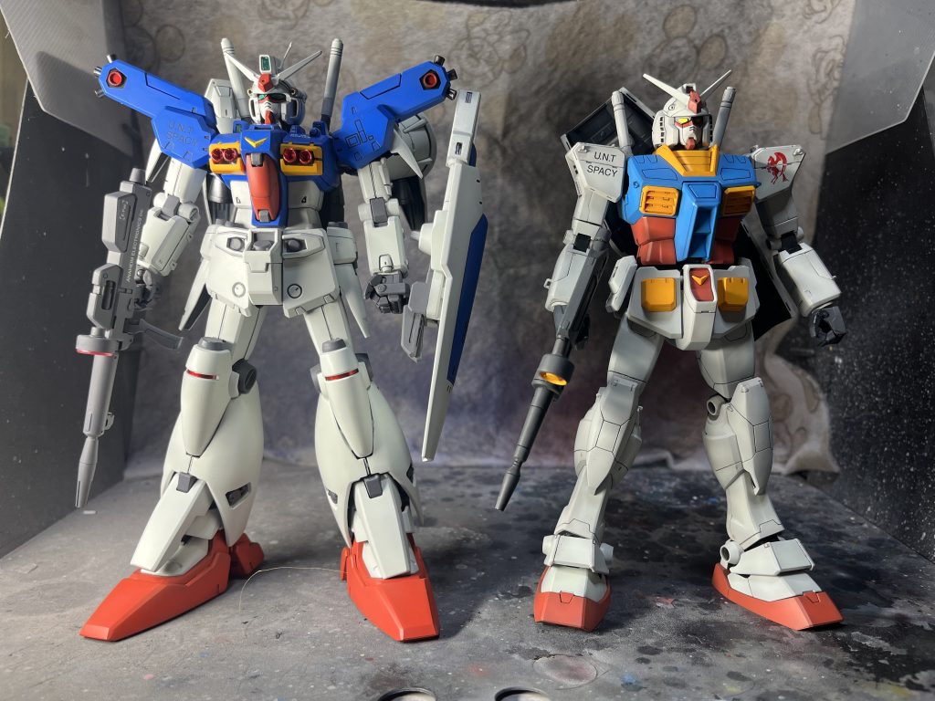 同じRX-78とは思えないですね。