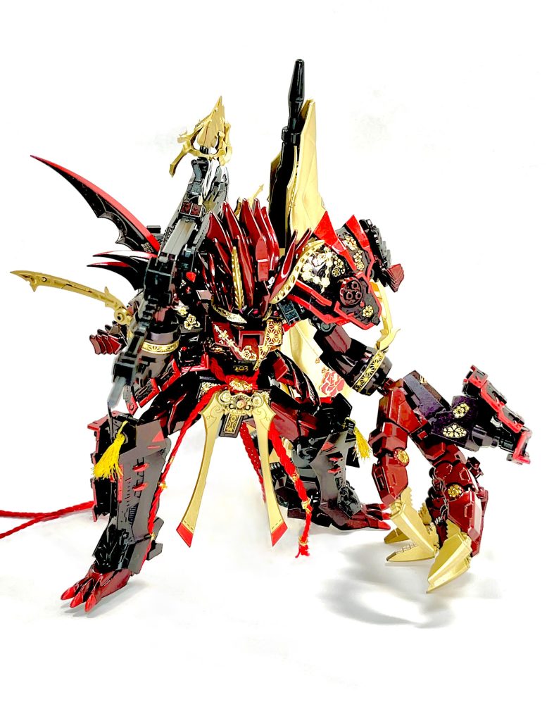 「おっらぁ、ニカ姉の仇ぃ!」「私生きてるよ!でもやっちゃえ!」酒呑童子の象徴たる瓢箪型バインダーは近接型の本体の支援機&ネイルシールで副座式ぽくしています☺操縦者はシューター・リリッケちゃんと特別枠でニカ姉で笑