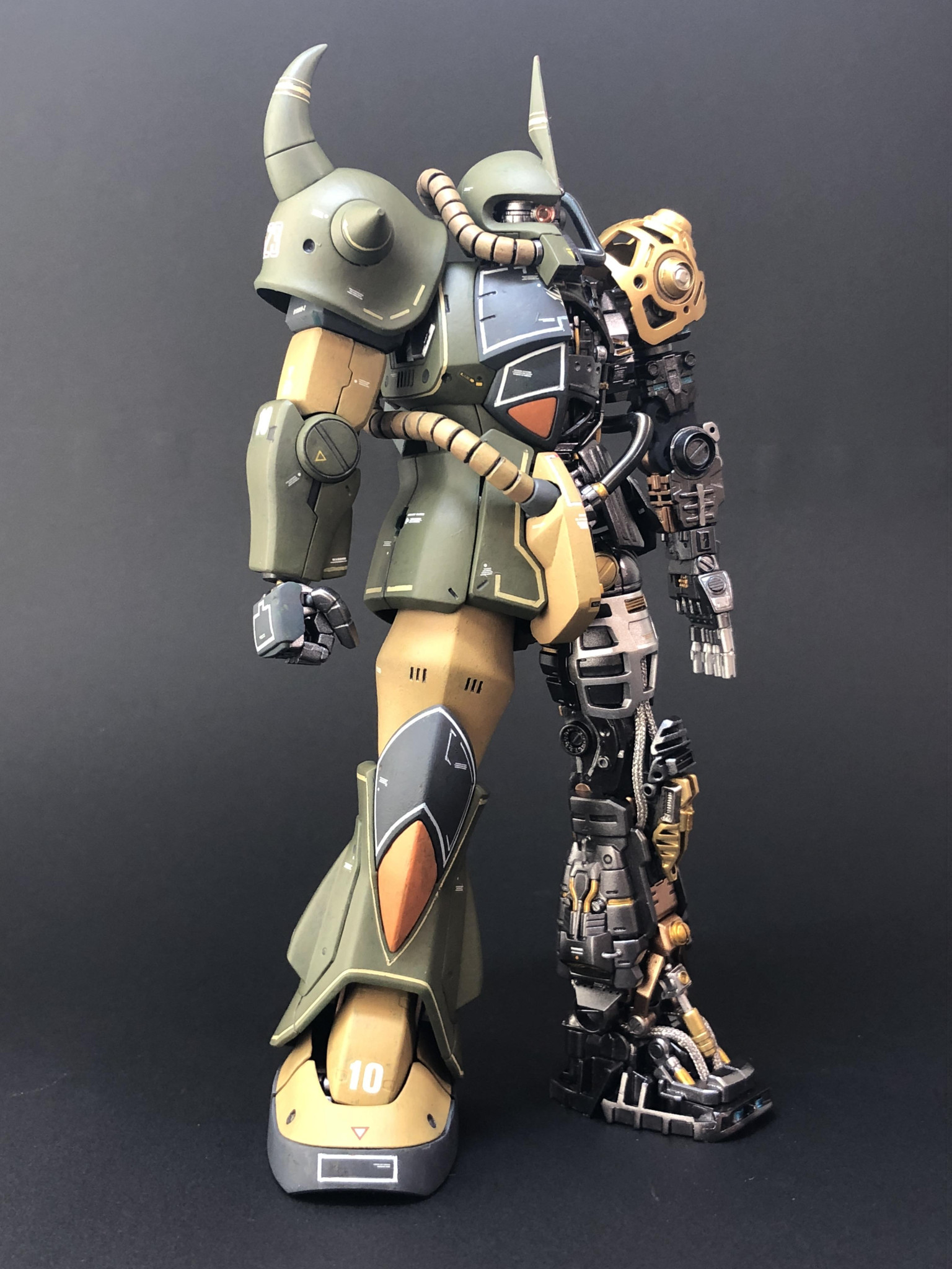 MG 1/100 MS-07Bグフver.2.0 リアルタイプ・メカニックモデル｜tako 