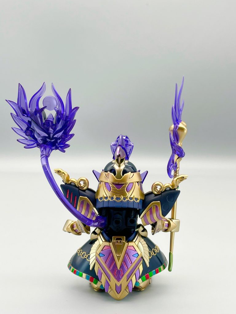 杖と肩の肉抜きを埋めてます