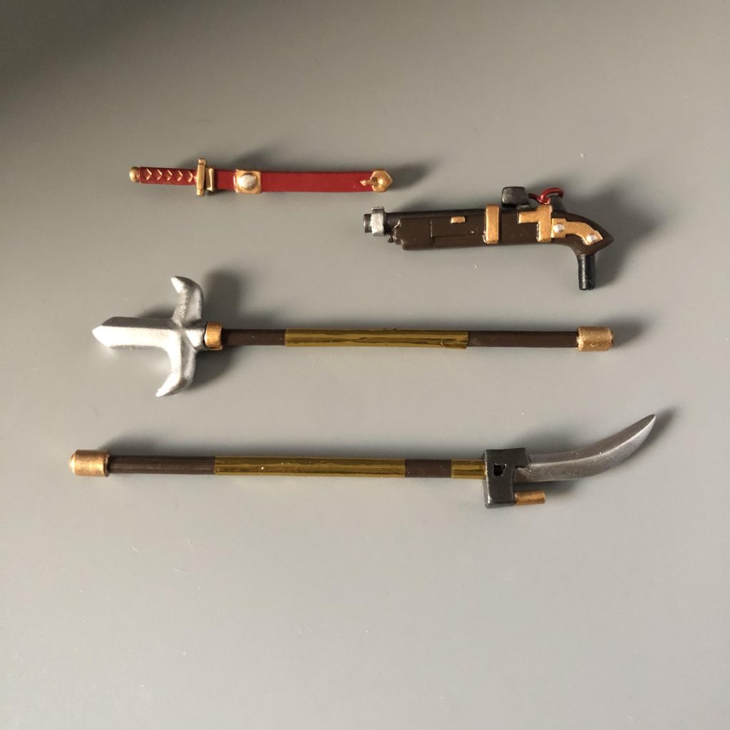 武器も作りました。