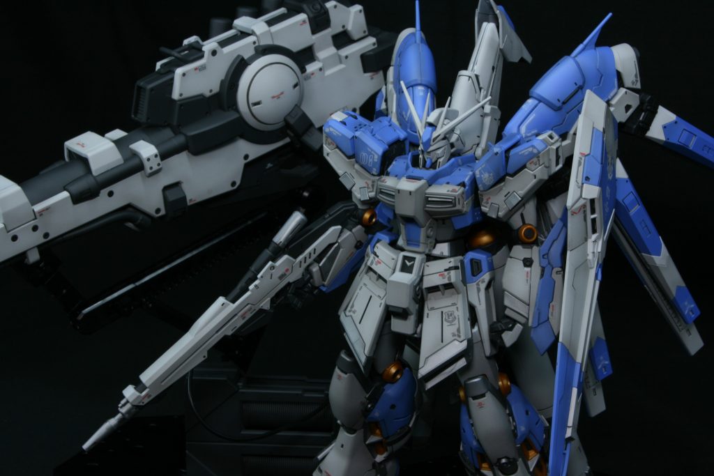 意外と近くで見ても気にならない仕上がり。さすがRG、結構ちゃんと出来たような気がします。