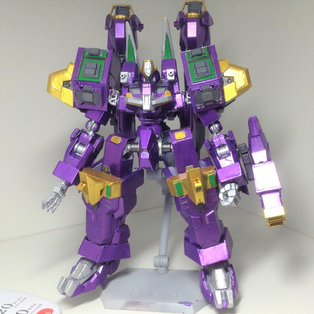 元ネタはスパロボのゼイドラム。ルブリスウルのゴツさと店でアメイジングバインダーを見つけた瞬間作ろうと決めましたよ！ 製作時の作業用BGMは VIOLENT BATTLE