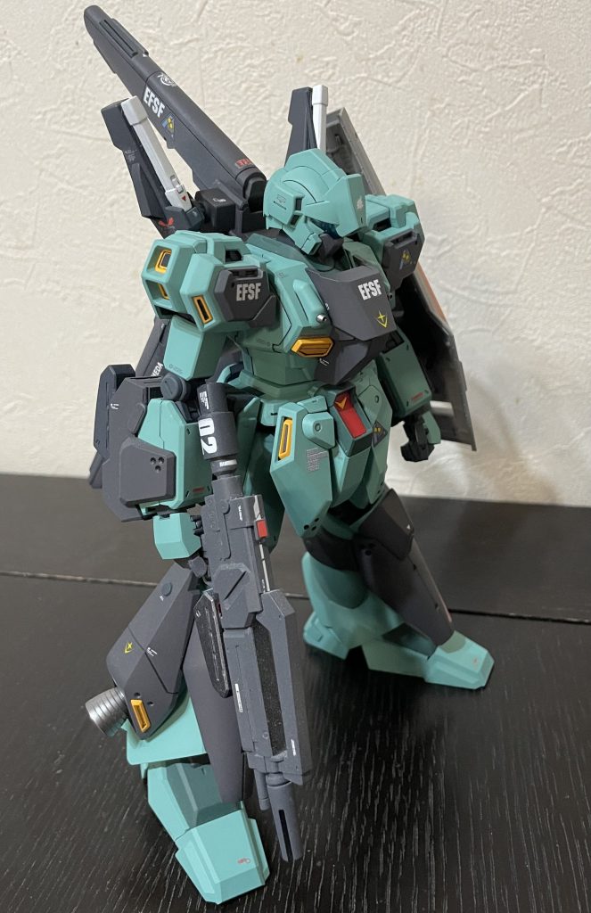 ビームライフルはガンダムmk.2用のエネルギーパックを使用できるように仕様変更した設定で…。🖐️😅