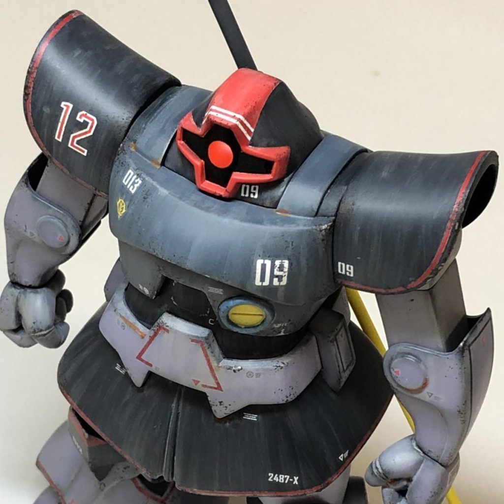 旧キット1/100リアルタイプドム・リックドムイラスト仕上げ｜tako-yamaさんのガンプラ作品｜GUNSTA（ガンスタ）