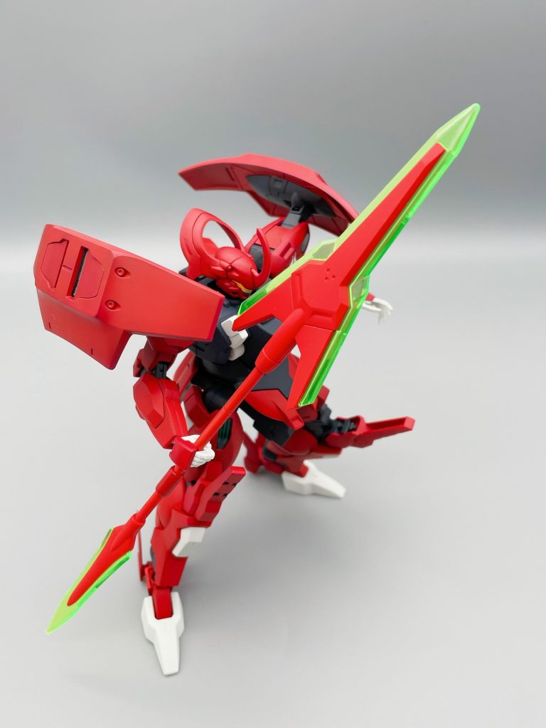 写真だとわかりにくいかもだけど武器の赤はワントーン上げてます。