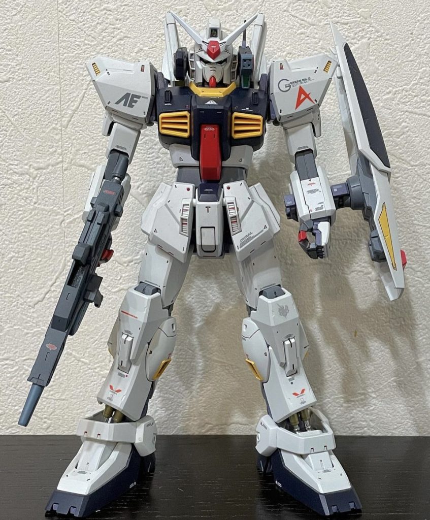 図らずしも、ヘイズルカラーは、νガンダムに似てました。🖐️😅