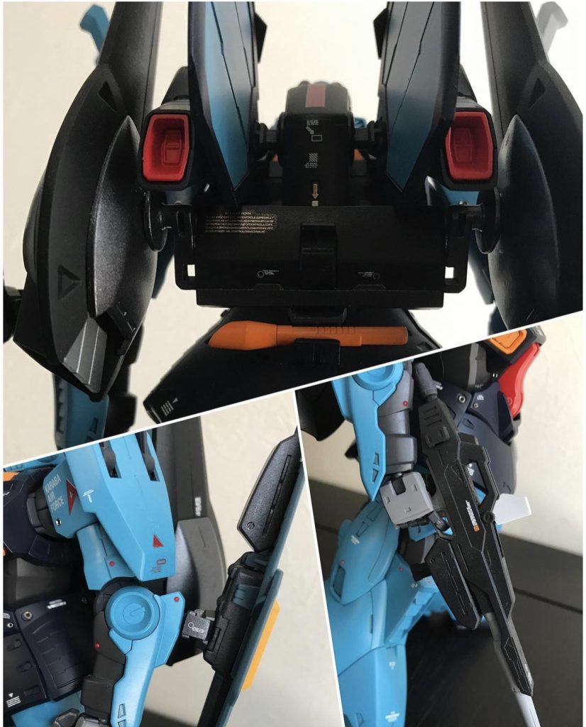 ライフルはガンダムmk.2用、シールドはネモ用を装備してます。😆