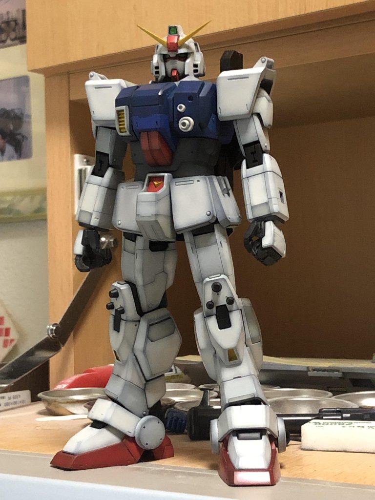 基本塗装はグラデーション塗装しています。