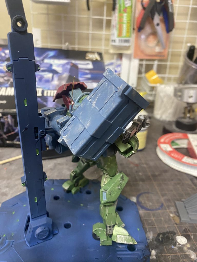 後ろのミサイルは、3dプリンターで印刷しました。予想以上に大きく作りすぎた