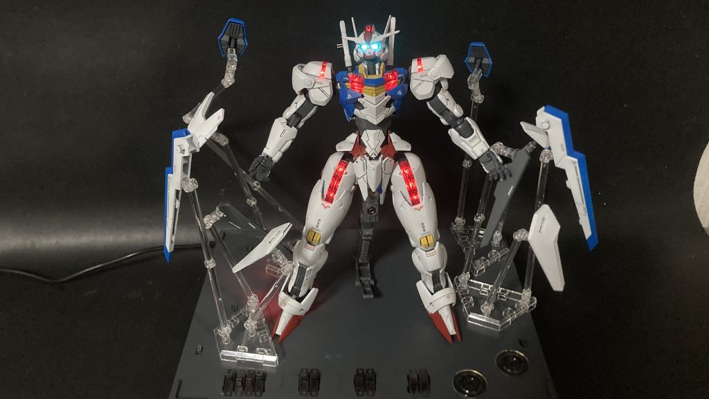 水星の魔女 ガンダムエアリアル 電飾改造–3枚目/制作者：JINSUBARU