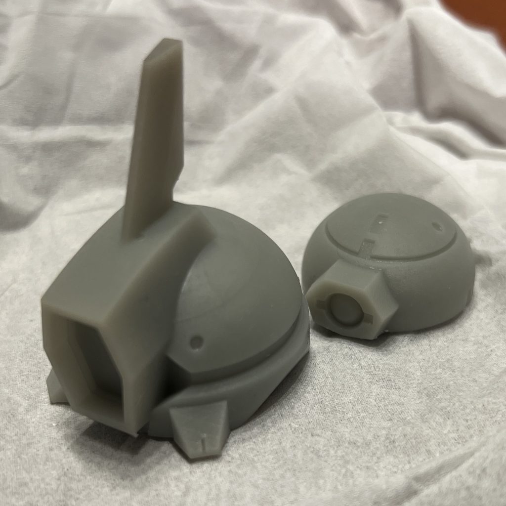 パチ組みの翌日の朝に出力品を出力しました