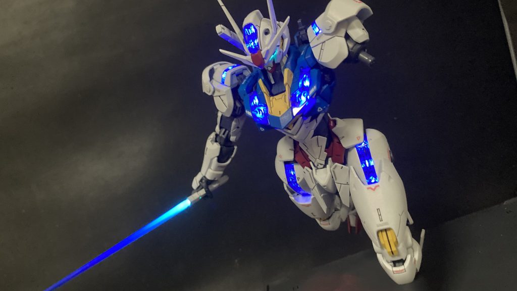 水星の魔女 ガンダムエアリアル 電飾改造–4枚目/制作者：JINSUBARU