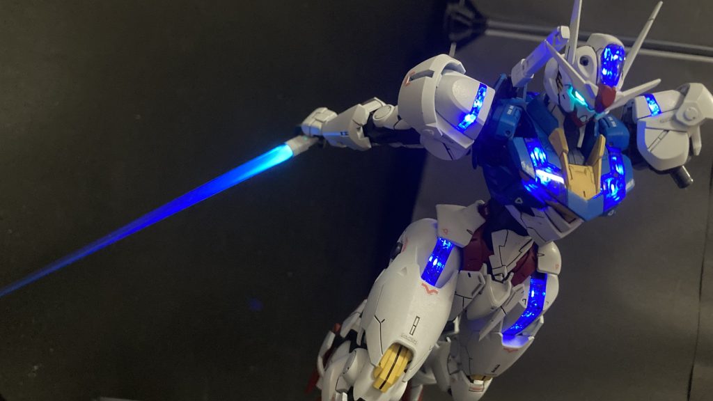 水星の魔女 ガンダムエアリアル 電飾改造–2枚目/制作者：JINSUBARU