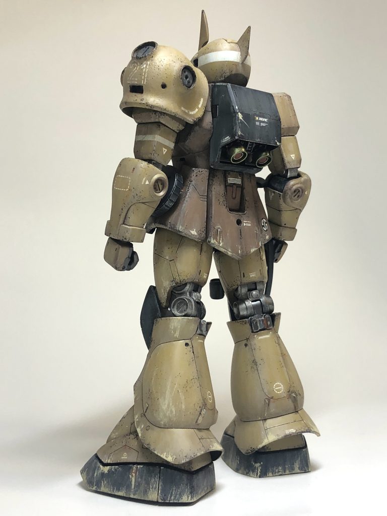 MG 1/100 MS-05B ランバ・ラル専用ザクI改 トップ少尉用ザクI–3枚目/制作者:tako-yama