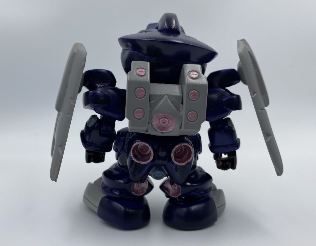 バックショット。HGディランザソルのバックを使ってます。腰はスクラッチです。