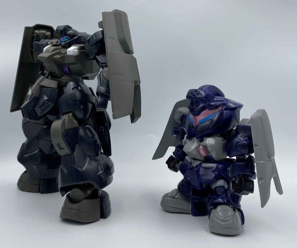 HGとの比較。ムチムチ具合を再現してみました。