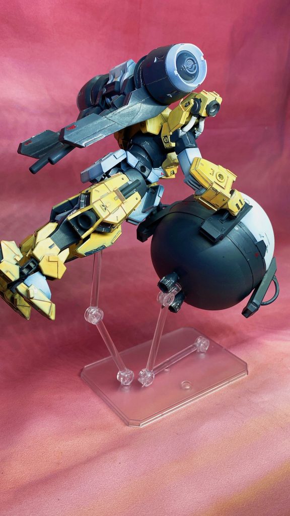 水星の魔女22話に登場した移動用ポッド？も製作。形は違いますがそれっぽくジャンクパーツで作りました。