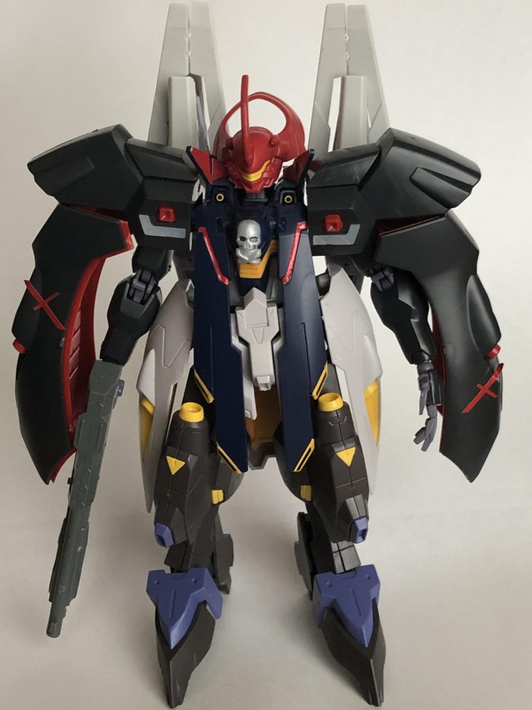 頭:ダリルバルデ胴:クロスボーンガンダムフルクロス腕:カバカーリー脚:ガンダムキマリスヴィダール背:ガンダムAGEIIマグナムSVver