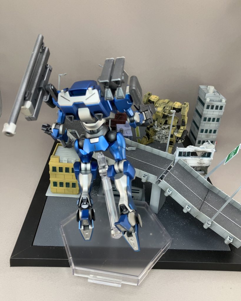 ・目標MTを発見 撃破してください以前作成したジオラマとMT。