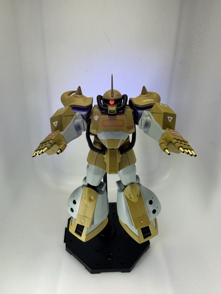 【更新】指先のフィンガーバルカンに真鍮パイプを追加取り付けしたので画像更新しました。