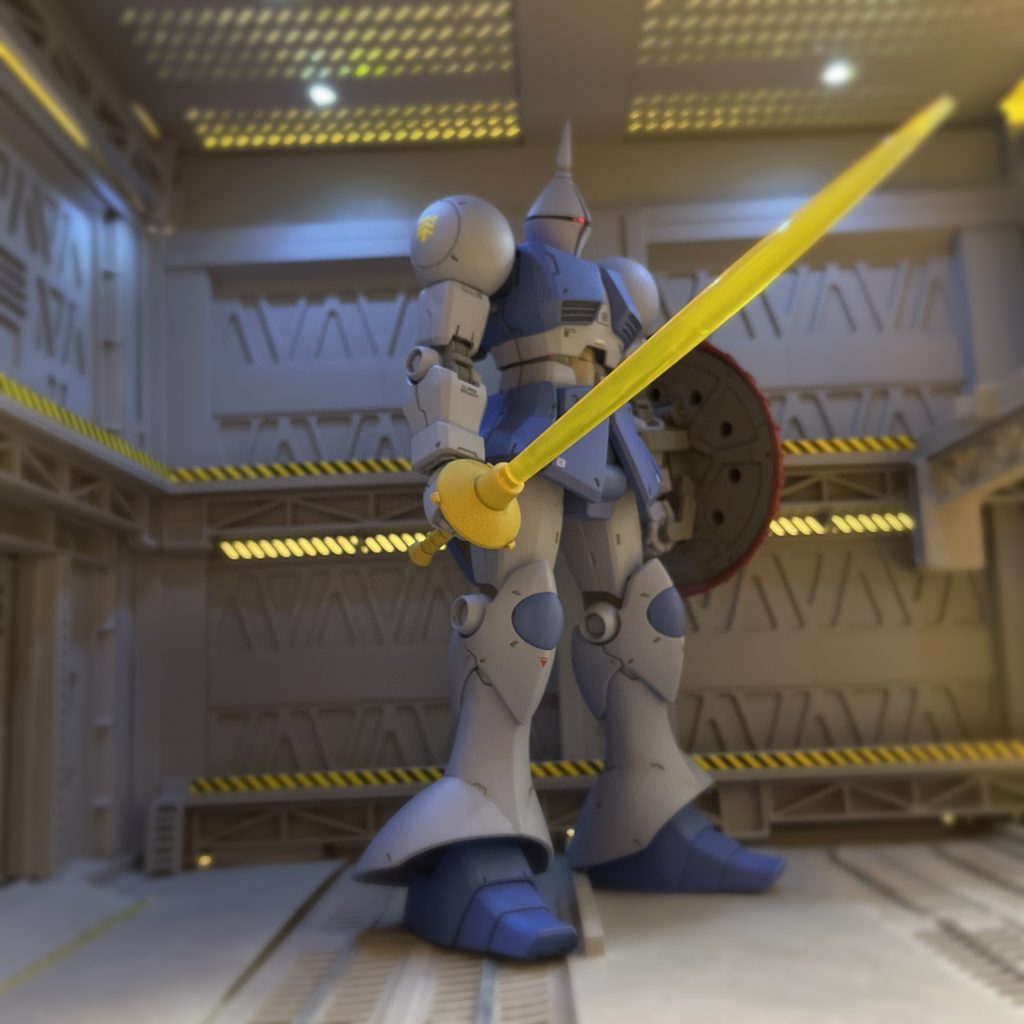 子供の頃はギャンが嫌いでこのカッコ良さに気付けませんでした。オッサンになった今改めて見ると雰囲気と凄みが有ってとてもカッコいい機体だと思います。